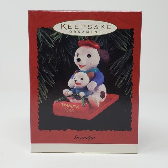 Hallmark Other - 1996 Hallmark Grandpa Handcrafted Keepsake Holiday Christmas Ornament